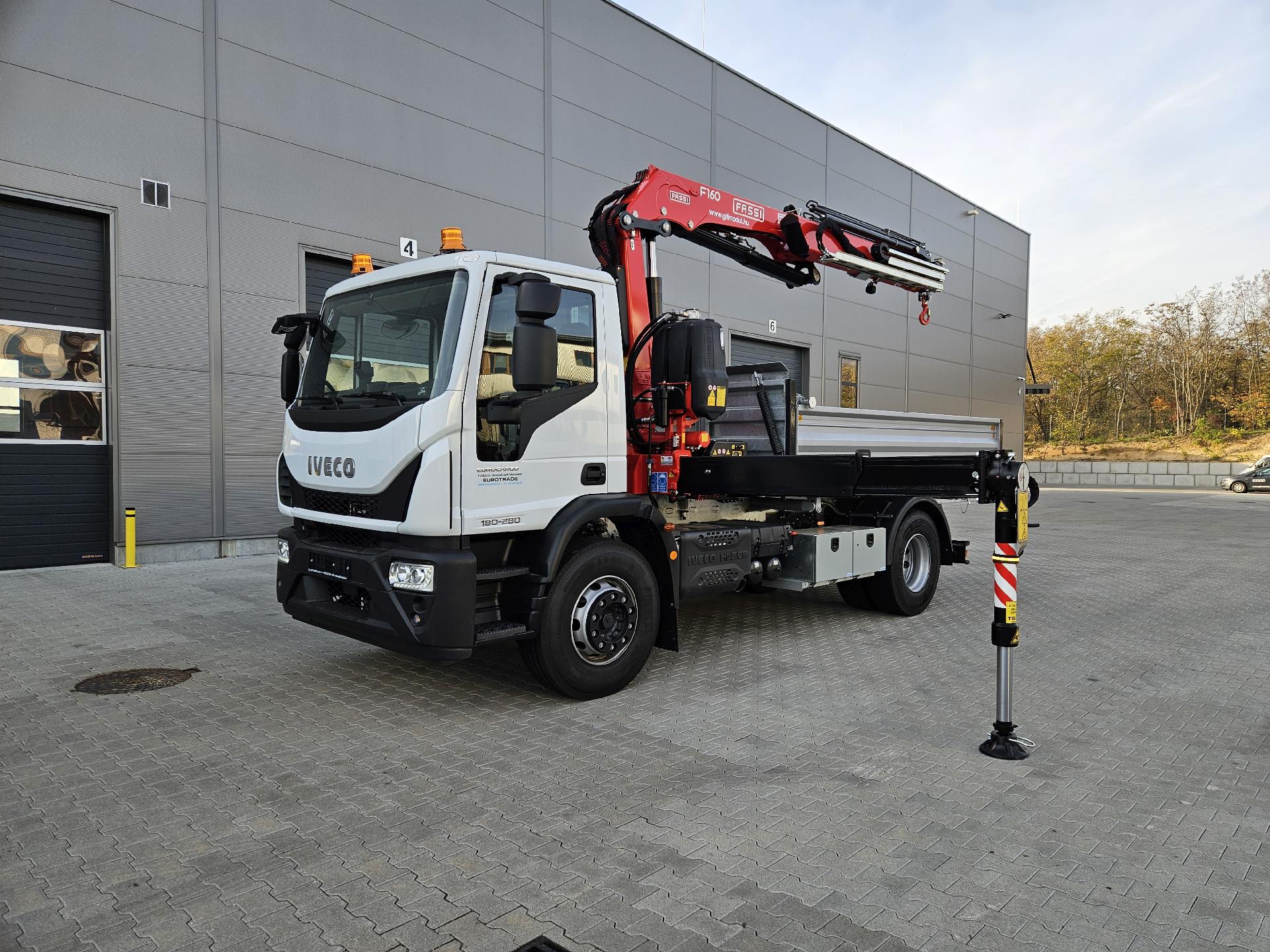 Fassi F160A.2.23 billencs önrakodó darus autó + Iveco Eurocargo
