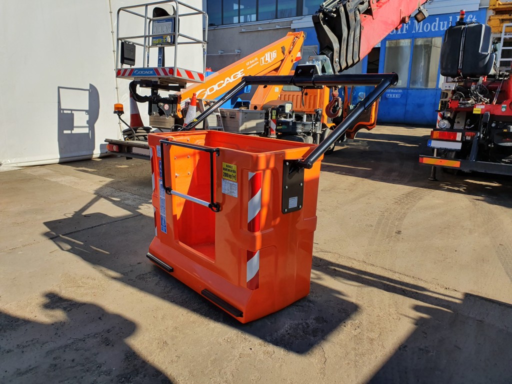 Üvegszálas szerelőkosár